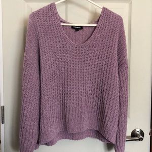 Express Cozy Chenille Sweater